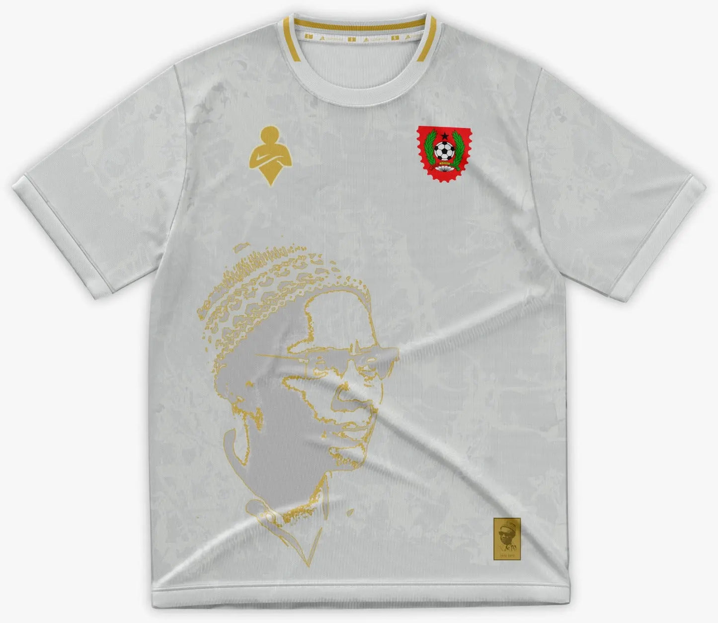 Maillot de Foot Guinée-Bissau Blanc – Concept Amílcar Cabral JefeX2