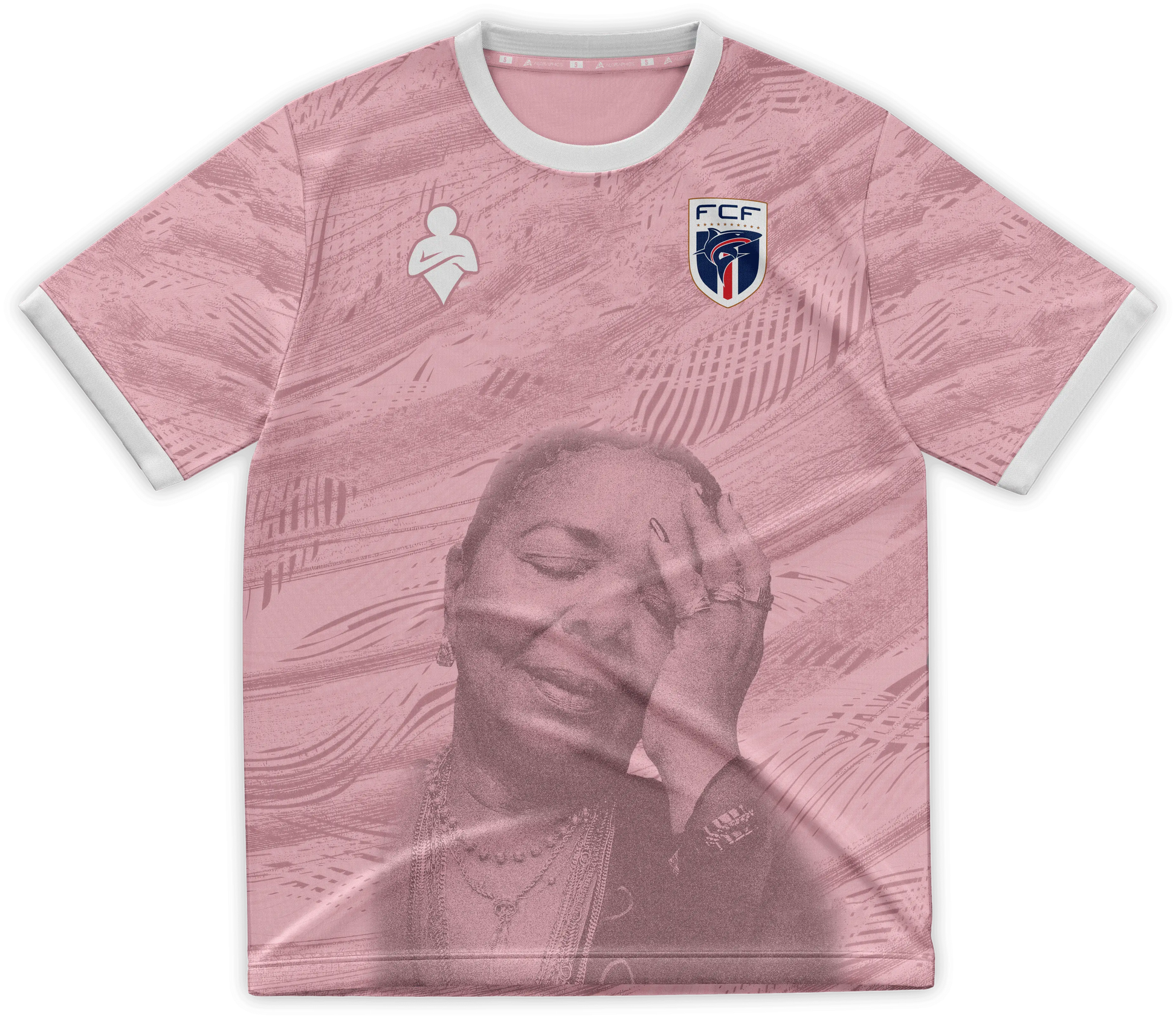 [PRECOMMANDE] Maillot de Foot Cap Vert Rose - Concept Cesária Évora JefeX2