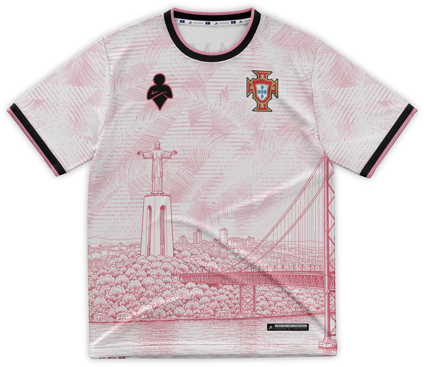 [PRECOMMANDE] Maillot de Foot Portugal Rose  - Pont du 25 Avril JefeX2