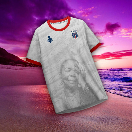 Maillot de Foot Cap Vert Blanc - Concept Cesária Évora